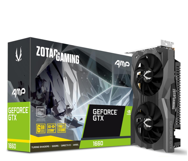 Zotac GeForce GTX 1660 Gaming AMP 6GB GDDR5 - 518602 - zdjęcie
